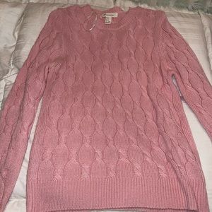 Baby pink knitted sweater